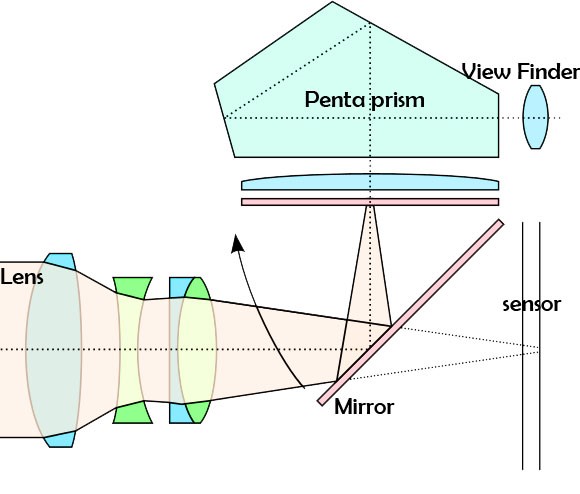 Single Lens Reflex camera operation